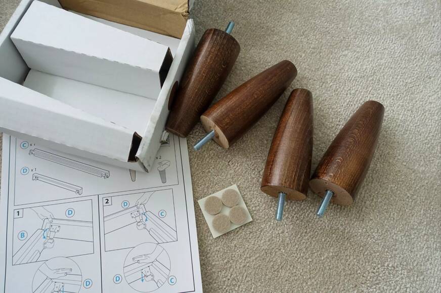 legs for bed frame